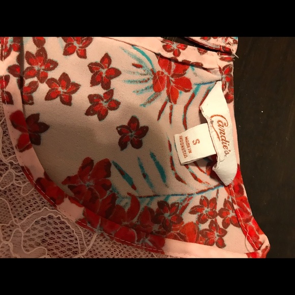 Pink and red floral top - Picture 2 of 2